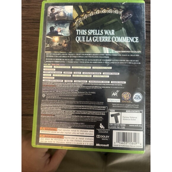 Harry Potter and the Deathly Hallows: Part 1 (Microsoft Xbox 360, 2010) - Picture 2 of 7